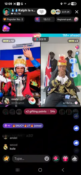 #ralph la voix d'or vs #tiktok king@💧Ralph la voix D’or TRF 💧 @💧💧Ralph la voix d'Or2 TRF💧 #tiktok #ralph 