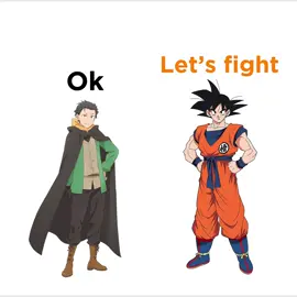 who wins??? #rezero #subaru #reinhard #goku #dragonball 
