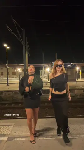 My outfit is from @fashionnova  Second Chances Mini Skirt Set - Black