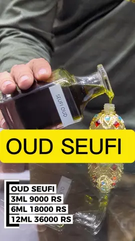 Arabian OUD SEUFI  Pure • Rare • Premium  Experience the true essence of Arab Oud luxury. ✅ 3ml – Rs. 9000 ✅ 6ml – Rs. 18,000 ✅ 12ml – Rs. 36,000 #alwaslperfumes #oud #oudseufi #attar 