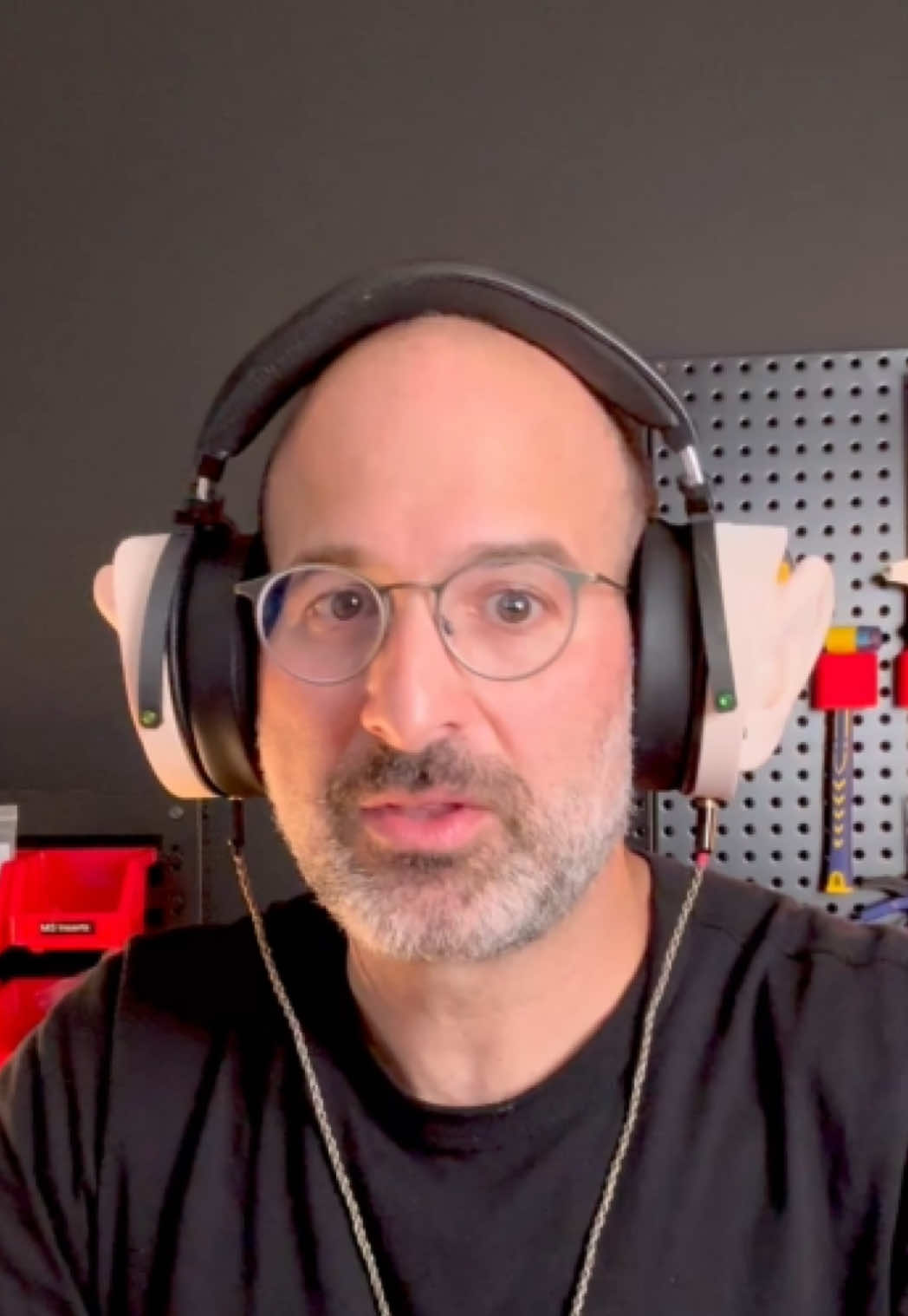 I made invisible headphones.
