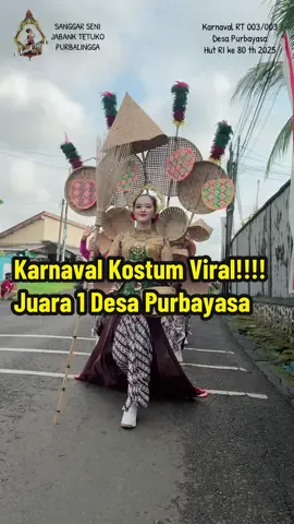 Karnaval Hut RI ke 80 tahun 2025 RT 003/003 Desa Purbayasa,Padamara,Purbalingga (JUARA 1) @SANGGAR JABANK TETUKO @Dalang Tuwuh Permana jati #karnaval #karnaval2025 #fyp #sondhoreg #karnavalsoundsystem 