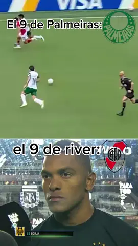 hoy hice 2 goles uno en contra y otro a favor 🤣🤣#borja #flacolopez#libertadores #palmeiras #river 