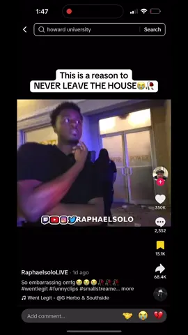 It’s gotta be the camera  VC: @RaphaelsoloLIVE  #yvngcantaloupe 