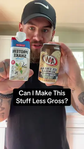 This stuff is gross… lets mix it with a protein shake👍🏻