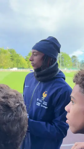Olise and Upamecano 🤝🏾 #olise #upamecano #equipedefrance #clairefontaine #bayernmunich 