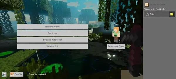 a mc bản cập nhật mới vẽ lại khung hình hố trở max setting game mà không lag #Minecraft trên điện thoại 