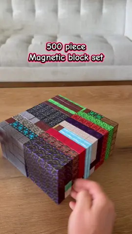 500 piece magnetic building block set @Magnetopia #toys #christmas #giftideas 