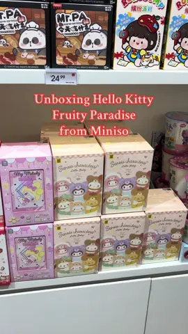 Of course I get the 🍍😭 but she is still cute #hellkitty #sanrio #miniso #minisoblindbox #minisousa 