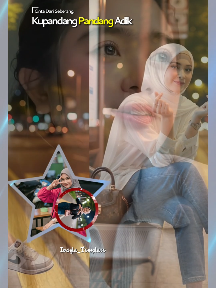 Cinta Dari Seberang #cintadariseberang  #templatecapcut #overlaylyrics  #inayla #masdomol 
