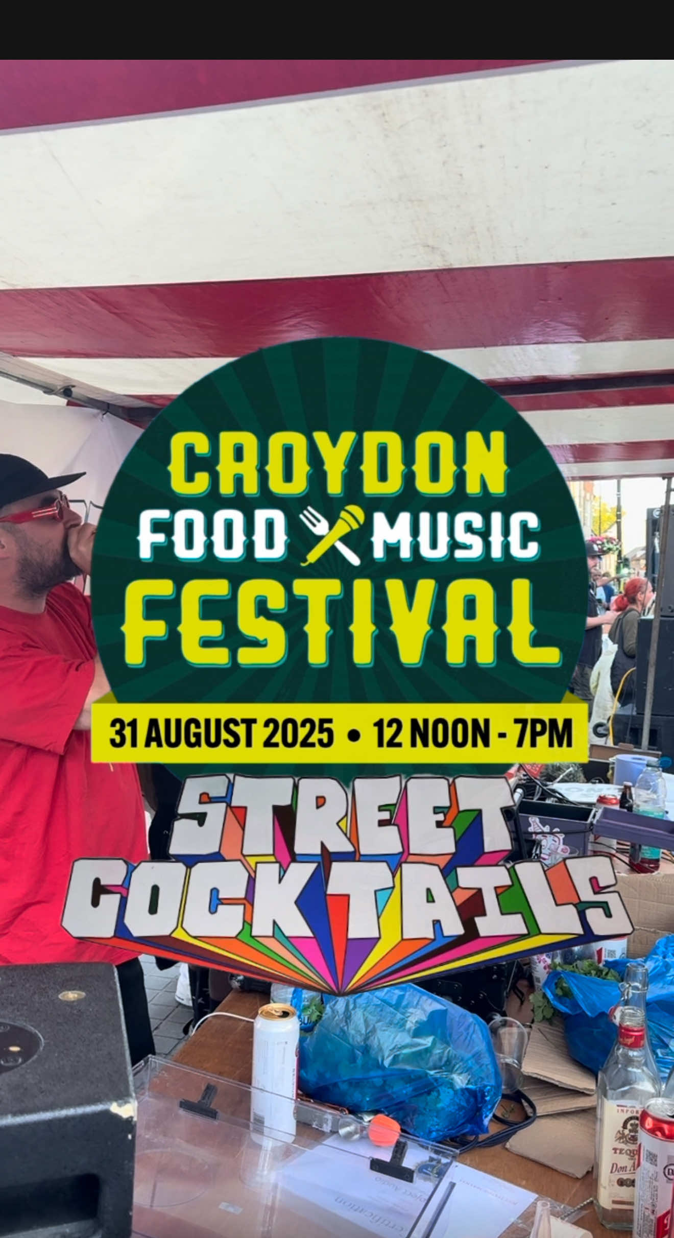 Street Cocktails at Croydon Food & music Festival. Did you attend this year? What was your experience like? #croydonextra #cocktail #cronxlive #foodfestival #musicfestival 
