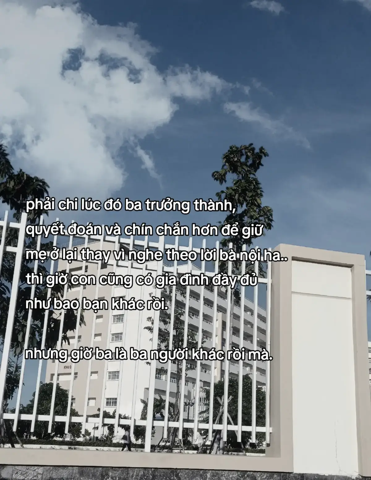 tủi thân lắm ba ơi. #medonthan #han #thuong #thuongme #mecuacon 