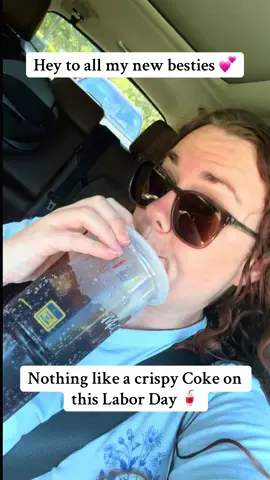 So excited to get me a crispy Coke! 🥤how’s everyone’s Labor Day going so far?? 