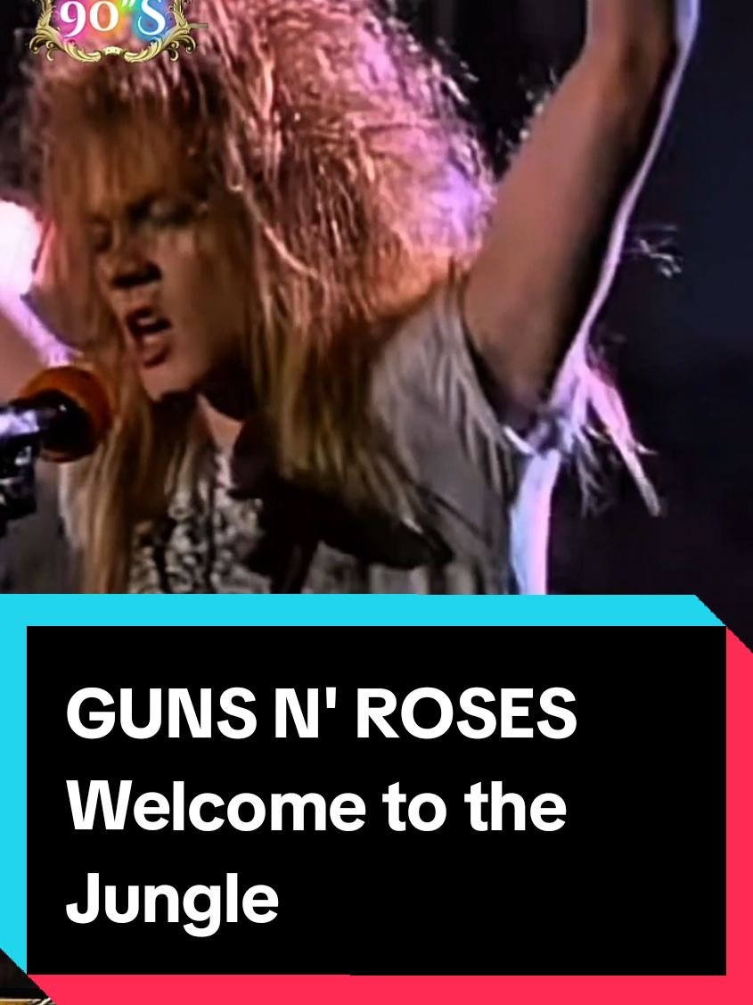 Welcome to the Jungle (engl. für: „Willkommen im Dschungel“) ist ein Rocksong der US-amerikanischen Hard-Rock-Band Guns N’ Roses, der 1987 auf dem Album Appetite for Destruction veröffentlicht wurde. (Quelle Wikipedia) #gunsnroses #welcometothejungle #hardrock #rockband #80ersongs 