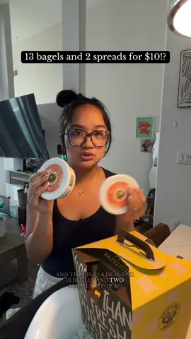 in this economy you go to the grocery store for a 6 pack of bagels and cream cheese for more than $10!! I couldn’t believe it lol @Einstein Bros. Bagels #goodmorning #breakfast #bagels #fyp 
