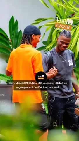 Les Éléphants de Côte d’Ivoire entament officiellement leur regroupement ce lundi, dans le cadre des préparatifs pour les prochaines journées des éliminatoires de la Coupe du Monde 2026. Plusieurs joueurs convoqués par le Sélectionneur FAE Emerse ont déjà rallié Abidjan, montrant leur détermination et leur disponibilité à défendre les couleurs nationales.  📸 En images, l’arrivée progressive des joueurs à Abidjan. #vraiivoir 
