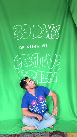 Episode one of 30 Days Of Using My Creative Brain!  Today I’m testing out my new green screen, recreating a photoshoot concept I’ve done before but now in video form  #bts #nycphotographer #creative #vfx #filmmaking 