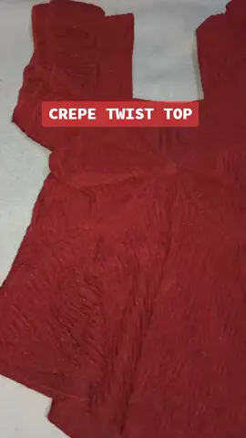 Ang Ganda ng top na to. lakas nmn mka sexy ❤️#crepetop #crepetwisttop #fyp 