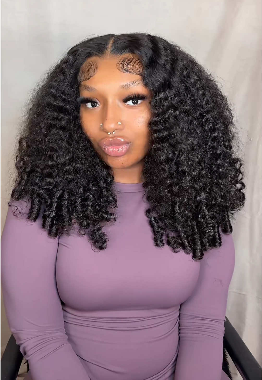 @oqhairshop 13 x 6 220% density Burmese curly wig click the shopping cart link to purchase💋‼️😻#oqhair #tiktoktopwigs#oqgluelesswig #fyp#Curly  
