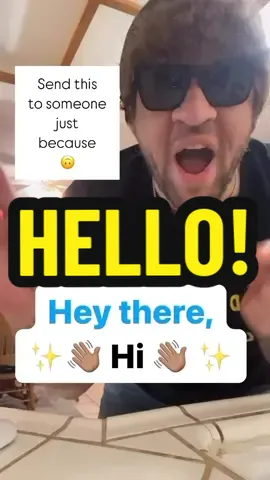 ✨Send this to someone✨🙃 #guywiththehair #hi #friends #funny #fyp