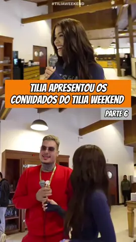 Tilia apresentou os convidados do Tilia Weekend #tilia #tiliaoficial #tiliaweekend 