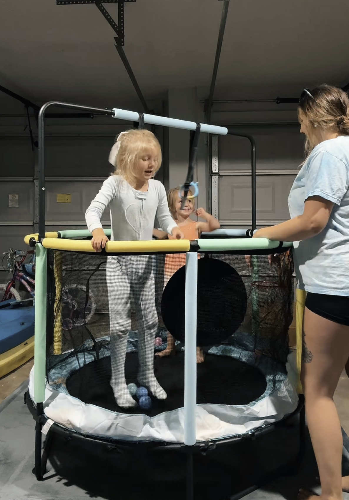 My daughter loved this 🥹🫶🏼 #fyp #kidsoftiktok #toys #trampoline #indoor #recommendations #tiktokshop #playroom #foryou 