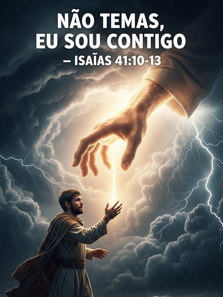 🛡️✨ Não Temas: Deus Está Contigo – Isaías 41:10-13 
