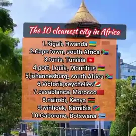Kigali  first cleanest city 🇷🇼 #fyp #tiktoknews