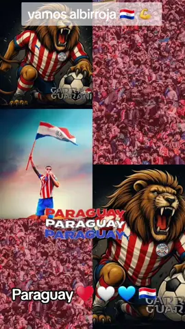 vamos Paraguay ❤️ 🤍 💙 💪 ⚽️  #paraguay #albirroja #paraguayosporelmundo🇵🇾🇵🇾🇵🇾❤️❤️❤️❤️🇪🇦 #CerroPorteño #cerro 