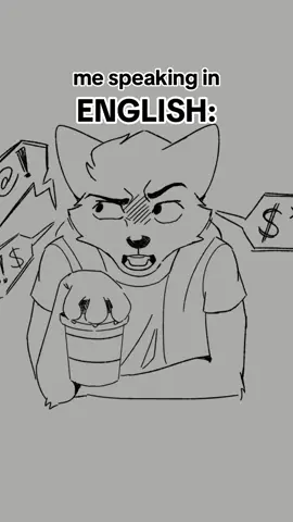 English vs Korean english swear words are too short to the point where sometimes people think i cursed at them when i didnt #fyp #english #korean #furry #animation 