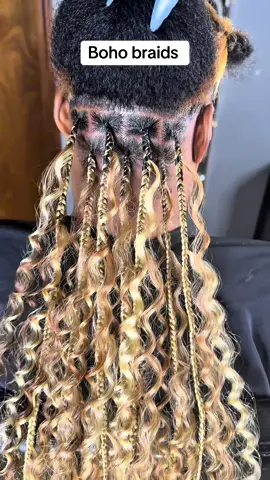 Boho braids #beautybyqnatty❤️ #americantictok🇺🇸 #liberiantiktok🇱🇷 #nigeriantiktok🇳🇬 #fyp 