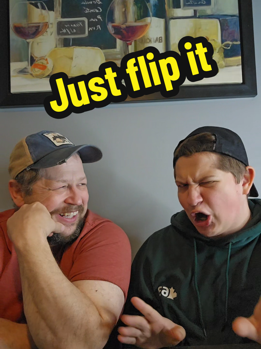 we're gonna flip it, sound from @Steve Treviño #humor #jokes #comedy 
