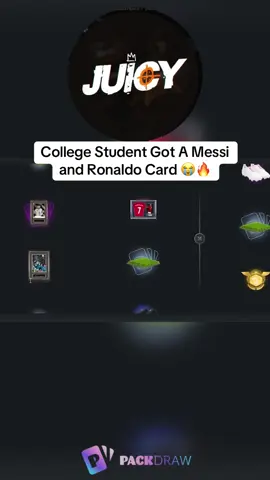 College Student Got A Messi and Ronaldo Card 😭🔥 #kickstreaming 