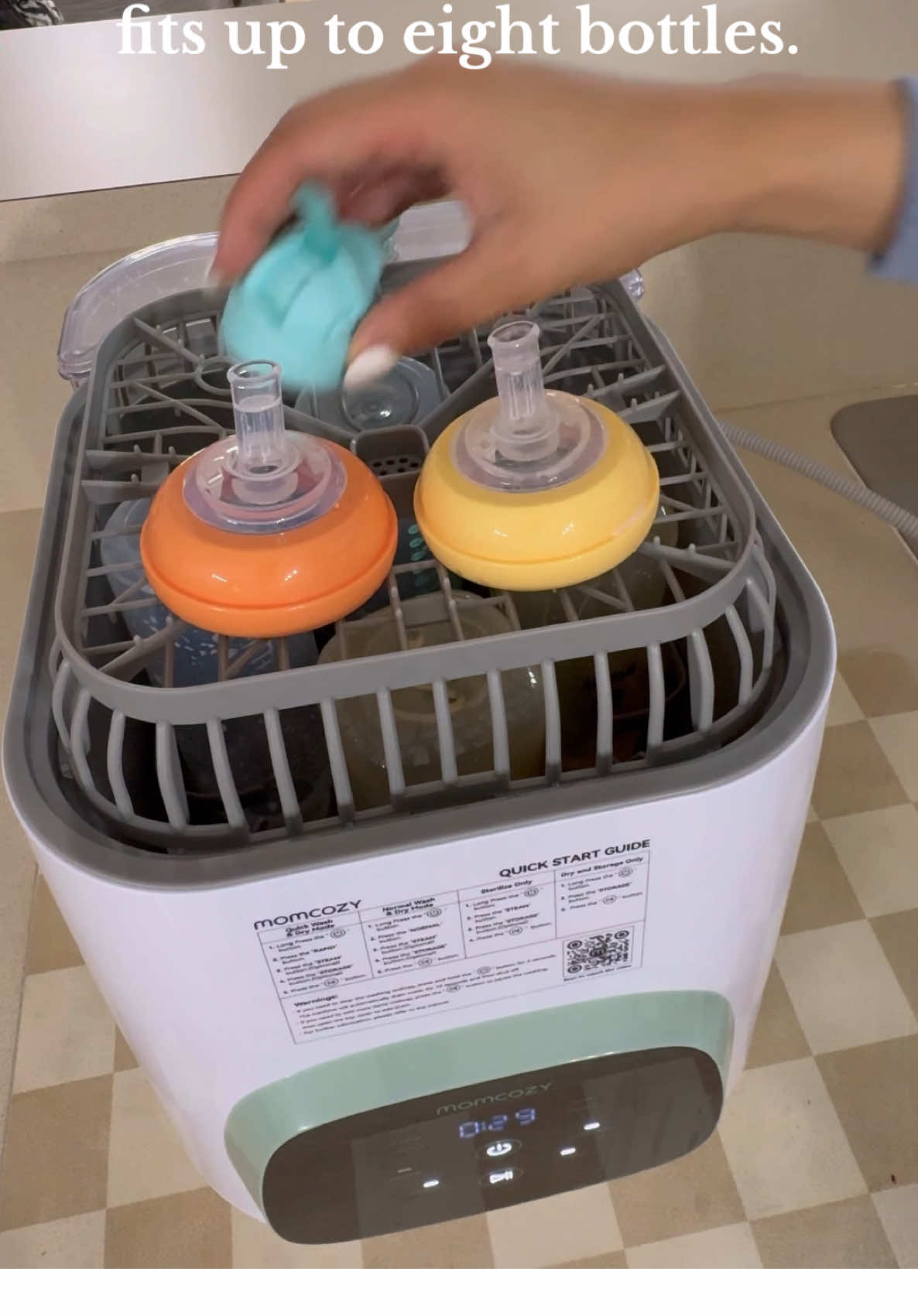 The best investment for new mamas @Momcozy Official #momcozybottlewasher #babybottlewasher #momcozy #mommusthaves #momhack 
