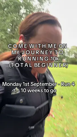 Come with me on my journey to running 10k as a total beginner! Run number 4 complete! Struggled today… on to the next one! ##Running #10k #runwithme #runtok #runchallenge 