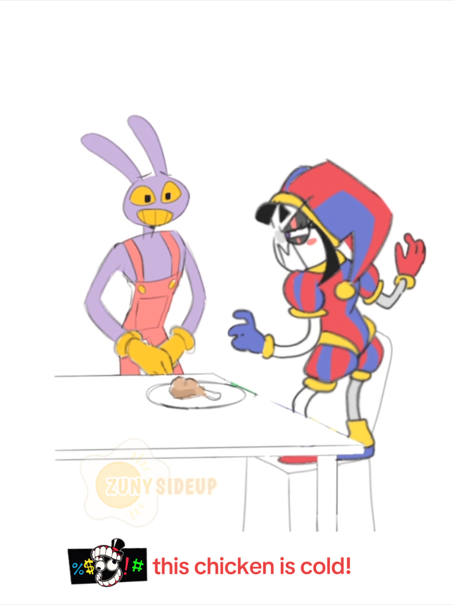 how some people think jax is treated in the show for some reason #TheAmazingDigitalCircus #tadc #pomni #jax #ribbit 