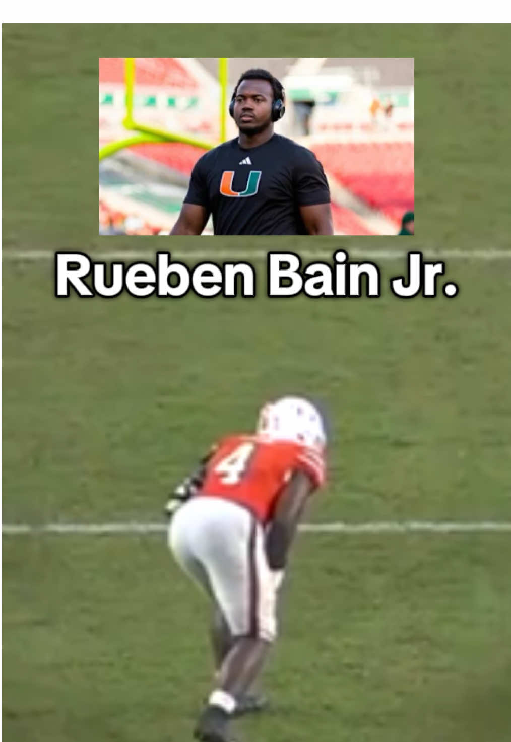 he’s back ladies and gentlemen #rubenbainjr #miamifootball #mariocristobal #marcusfreeman #notredamefootball #ndfootball #CollegeFootball #cfb #nfldraft #cfb2025 #miamivsnotredame #football #sports #fyp #foryourpage #edgerusher #defensiveline #collegefootballplayoff #nfldraftvideo 