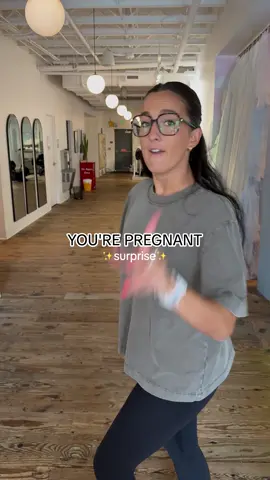 SURPRISE! 🤣 #pregnant #pregnanttok #pregnancytok #pregnanttiktok #pregnancytiktok #pregnancy #babyname #babynameidea #babynametok