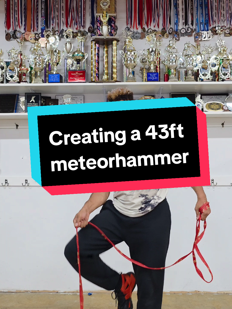43ft meteorhammer goes bonkers #benseiarmy #meteorhammer 