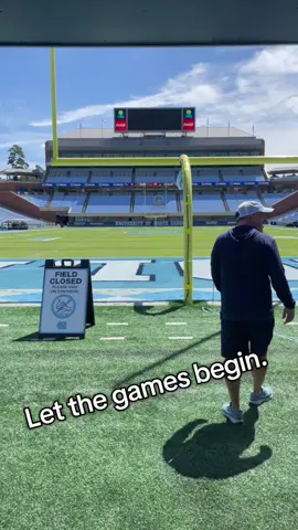 Football season is here and we are kicking things off here at UNC. #football #unc 