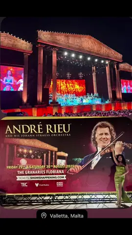 ANDRÈ RIEU ✨ AND HIS JOHANN STRAUSS ORCHESTRA.✨ #malta #andrerieu #concertorchestra #internationalartists  @André Rieu 