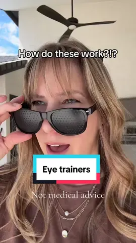 I don’t know how these glasses work, but they do! This is not medical advice. #Glasses #BetterEyesight #GiftsForHim #GiftsForHer #TiktokShopCreatorPicks 
