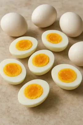 🥚 Ovos Cozidos Saudáveis ✅ Segue a página para mais vídeos assim!! ✅  🥚 Ovos Cozidos Saudáveis Ingredientes 	•	2 a 4 ovos (de preferência caipiras ou orgânicos) 	•	Água suficiente para cobrir os ovos 	•	1 pitada de sal (opcional) Modo de Preparo ✅	1.	Coloque os ovos em uma panela pequena e cubra-os com água fria. ✅	2.	Leve ao fogo médio até a água ferver. ✅	3.	Quando levantar fervura, conte: 	•	7 a 8 minutos → gema mais cremosa. 	•	10 a 12 minutos → gema firme. ✅	4.	Retire os ovos e coloque-os em um recipiente com água gelada por alguns minutos para parar o cozimento. ✅	5.	Descasque e consuma. ✅ Dicas de Saúde 	•	Evite cozinhar por mais de 12 minutos para não formar o anel esverdeado ao redor da gema (não faz mal, mas altera o sabor). 	•	Pode temperar com azeite extravirgem, ervas, pimenta-do-reino ou cúrcuma para mais benefícios. 	•	Excelente fonte de proteínas, vitaminas (B12, D, A, E) e minerais (ferro, zinco, selênio). 	•	Pode incluir em saladas, sanduíches integrais ou comer puro como lanche.                                                                  #saude #bemestar #dicas #fyp #viral 