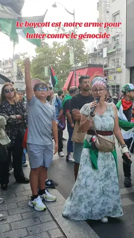 Paris, le 30 Août Europalestine : Le boycott est l'arme du peuple pour lutter contre le génocide, le levée du blocus, le cessez-le-feu et le respect du droit international. 