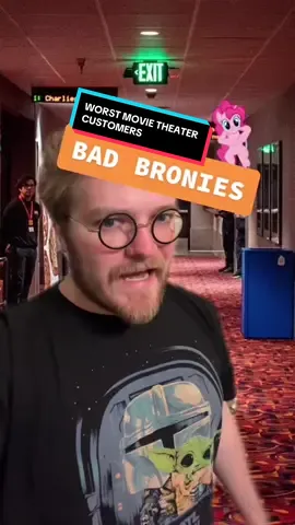 ReupIoading due to the unauthorized removal of the closed captions from the original. (Fun fact: the original video was my first to reach 1mil likes 😁) #movietheateremployee #movietheater #customerservice #mylittlepony #brony 