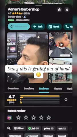 What did bro do to deserve this #adriansbarbershop #fyp #viral 