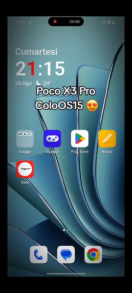 Super fluent💀 #pocox3pro #coloros15 #xiaomi #customrom #wheneverwherever 