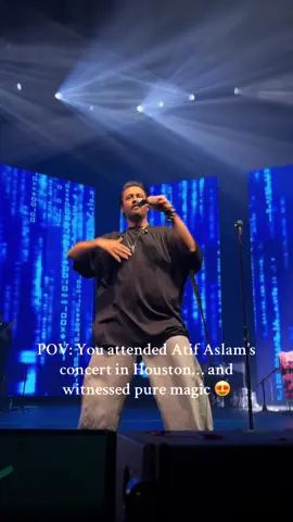 Houston was blessed with Atif’s voice! #atifaslam #concert #houston #singer #fyp 