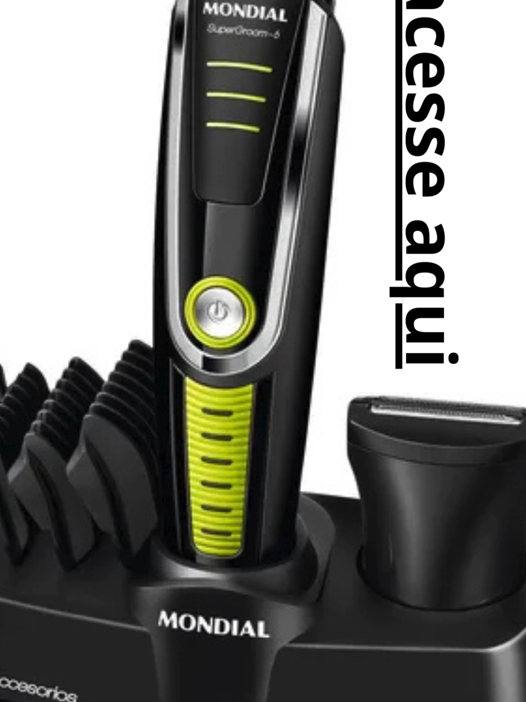 Aparador de Pelos Super Groom 06, Mondial, 6W - BG-04 Descrição 