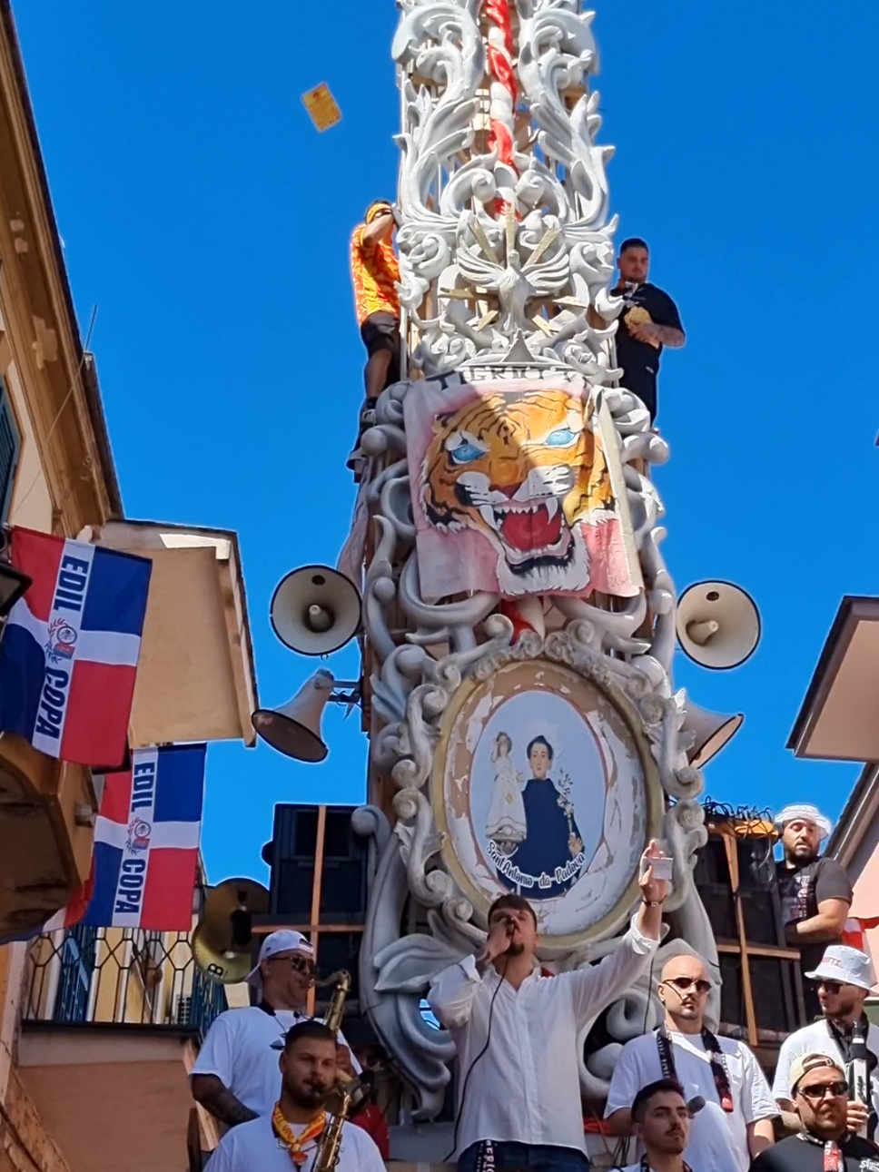 Tigrotti alla cimminiera 🤍❤️ #festadeigigli #brusciano #brusciano2025 #crispano #nola 